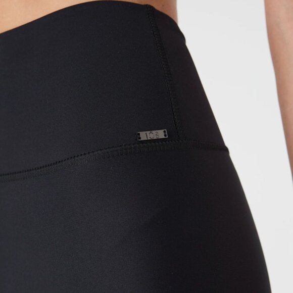 NWT 108 Sportif Scuplt Seamless Shine Leggings Pockets Black Size S $150 - Picture 5 of 6